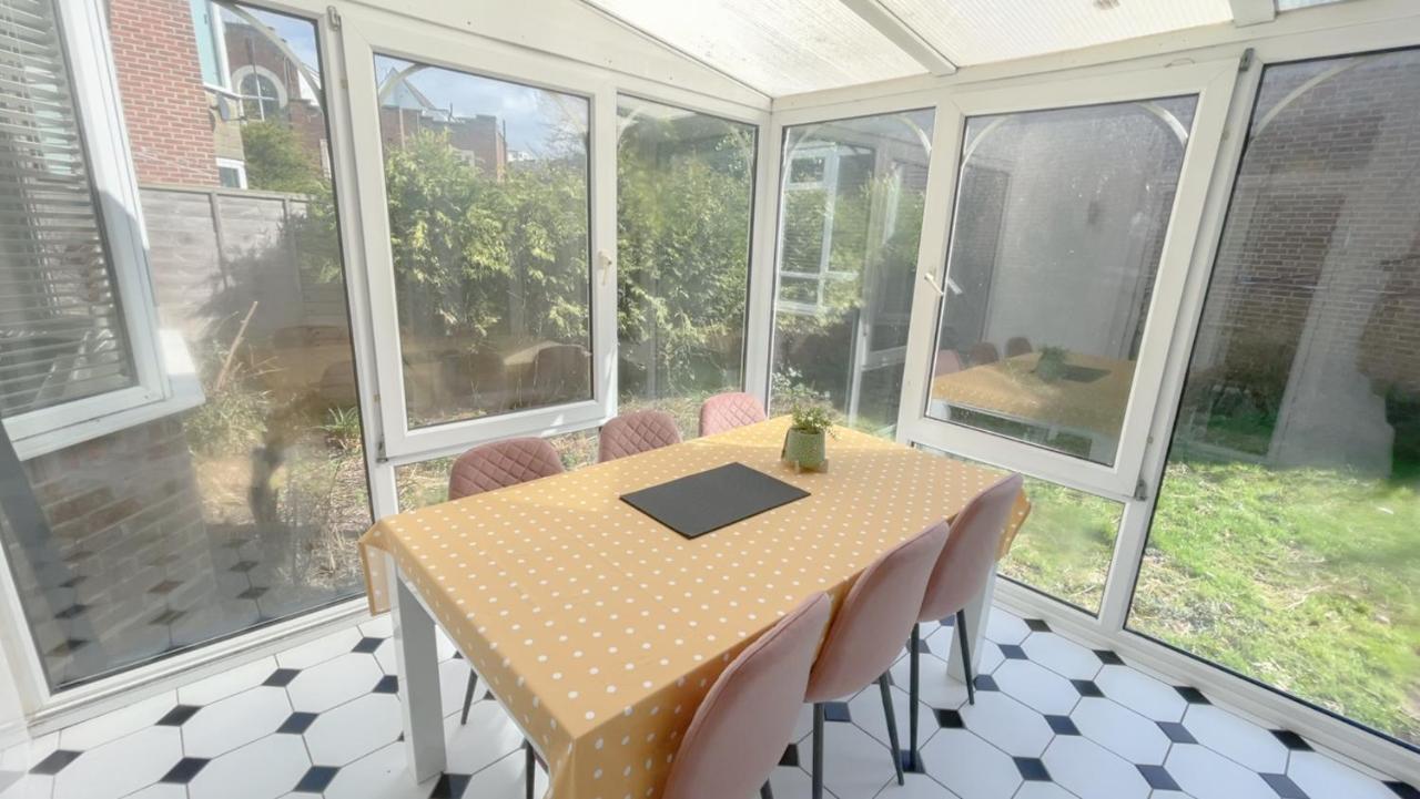 Large 3 Bedroom & 2 Bath - Ground Floor With Parking Bournemouth Exterior foto